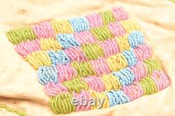 Antique Native American Apache Indian Beaded Leather Hide Pouch Medicine Bag