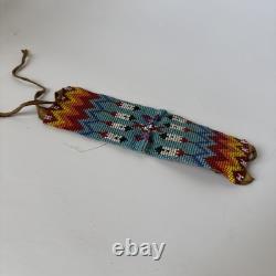 Antique Native American Arm Garter / Beaded Arm Band
