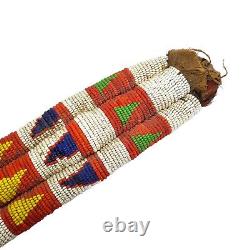 Antique Native American Beaded Bag Shoulder Strap Hand Made