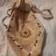 Antique Native American Beaded Bag With Bottom Fringe 7x 5