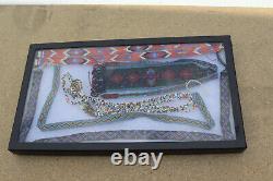 Antique Native American Beaded Bead Strands Belt Pieces & Necklace Display Lot