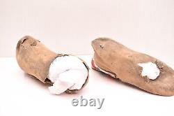 Antique Native American Beaded Cree Moccasins Great Lakes CARD SUIT Pictorial