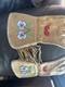 Antique Native American Beaded Gauntlet Gloves Hand Made