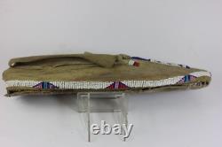 Antique Native American Beaded Indian Moccasins AUTHENTIC & INDIAN PRE-OWNED