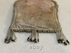 Antique Native American Beaded Picture Frame 1890's to early 1900's