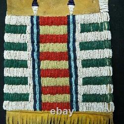 Antique Native American Beaded Pipe Bag Cheyenne
