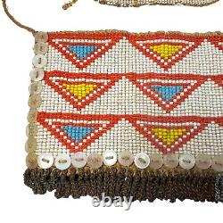 Antique Native American Beaded Straps Belts Hand Made