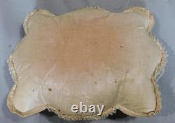 Antique Native American Beaded pin cushion Iroquois Great Lakes 1880 Canada USA