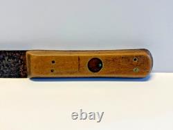 Antique Native American Dakota Sioux Indian Quills & Beads Sheath & Knife