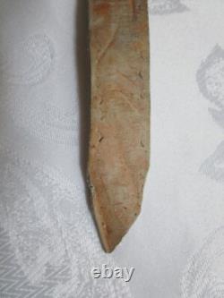 Antique Native American Hand Beaded Handmade Leather Belt 42.5'' Long GC