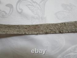 Antique Native American Hand Beaded Handmade Leather Belt 42.5'' Long GC