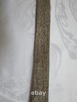 Antique Native American Hand Beaded Handmade Leather Belt 42.5'' Long GC