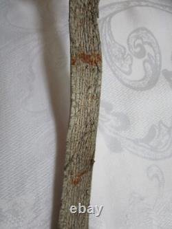 Antique Native American Hand Beaded Handmade Leather Belt 42.5'' Long GC