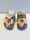 Antique Native American Indian Beaded Infant Moccasins Lot C