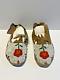 Antique Native American Indian Beaded Moccasins 1880's Early 1900's Lot G