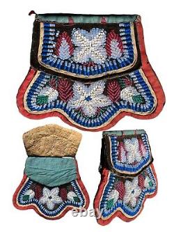 Antique Native American Iroquois Beaded Purse