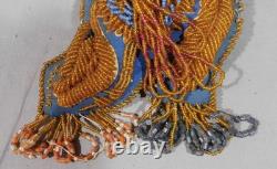 Antique Native American Iroquois Haudenosaunee shoe pin cushion ca. 1890s beaded