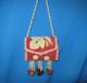 Antique Native American Iroquois Heavily Beaded Bag Whimsy Sewing Purse