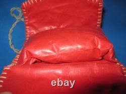 Antique Native American Iroquois Heavily Beaded Bag Whimsy Sewing Purse