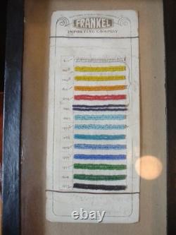 Antique Native American Kaskaskia Bead Trade Card Colors 12 Frankel