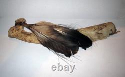 Antique Native American PLAINS INDIAN BUFFALO RIB DANCE BOW Beaded TRADE BEAD