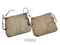 Antique Native American Plains Ceremonial Handmade Beaded Cuffs