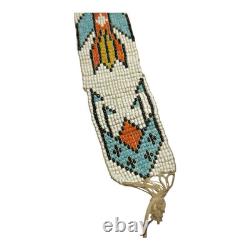 Antique Native American Plains Handmade Beaded Sash
