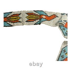 Antique Native American Plains Handmade Beaded Sash