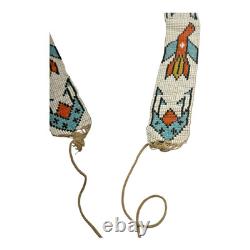 Antique Native American Plains Handmade Beaded Sash