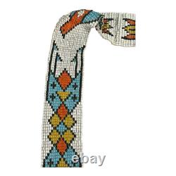 Antique Native American Plains Handmade Beaded Sash