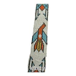 Antique Native American Plains Handmade Beaded Sash