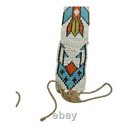 Antique Native American Plains Handmade Beaded Sash