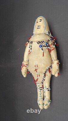 Antique Native American Plains Indian Beaded Female Doll