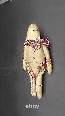 Antique Native American Plains Indian Beaded Female Doll