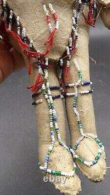 Antique Native American Plains Indian Beaded Female Doll