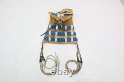 Antique Native American Plains Indian Beaded Lakota Sioux Tobacco Bag 7.5