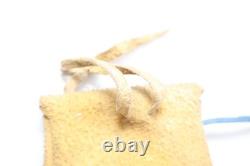 Antique Native American Plains Indian Beaded Lakota Sioux Tobacco Bag 7.5
