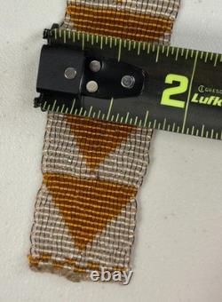 Antique Native American Plains Indian Ceremonial Beaded Sash Band Necklace #2