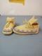 Antique Native American Sioux Cree Indian Cheyenne Beaded Mukluks Flat Moccasins