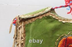 Antique Native American Sioux Indian beaded childs Dance dress & Over shirt