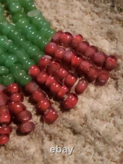 Antique OLD Native American Indian beaded Dakota Eastern Sioux vest 19th c