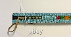 Antique Original Native American Indian Beaded Belt 29 Handmade 1880s-1900s