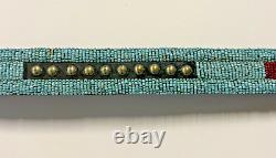 Antique Original Native American Indian Beaded Belt 29 Handmade 1880s-1900s