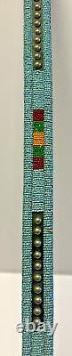 Antique Original Native American Indian Beaded Belt 29 Handmade 1880s-1900s