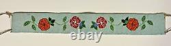 Antique Original Native American Indian Beaded Sash Belt Early 1900's