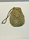 Antique Original Native American Indian Beaded Tobacco Pouch Early 1900's