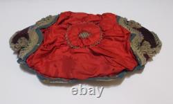 Antique Purple Velvet Beaded Cap / Hat (maybe) Native American Indigenous