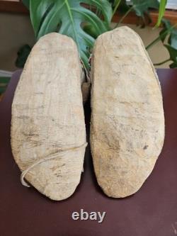 Antique Sioux Indian Beaded Moccasins