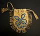 Antique Small Buckskin Beaded Bag/Pouch Native American Tlingit Hand-Made