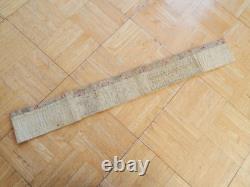 Antique / Vintage Kainah (blood) Blackfeet Plains Indian Wide Beaded Belt
